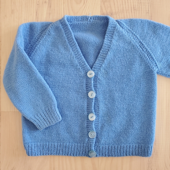 Handmade Vintage Baby Knit Sweater Set - Picture 4 of 5